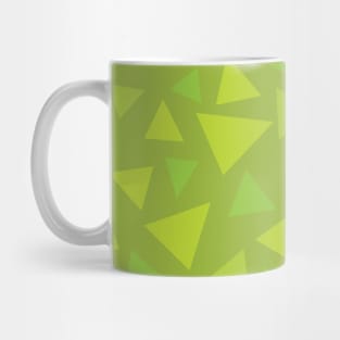 Grass Pattern - Olive Summer Triangles Mug